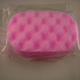Marshmallow soap sponge