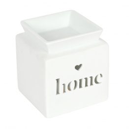 White home cut out oil burner