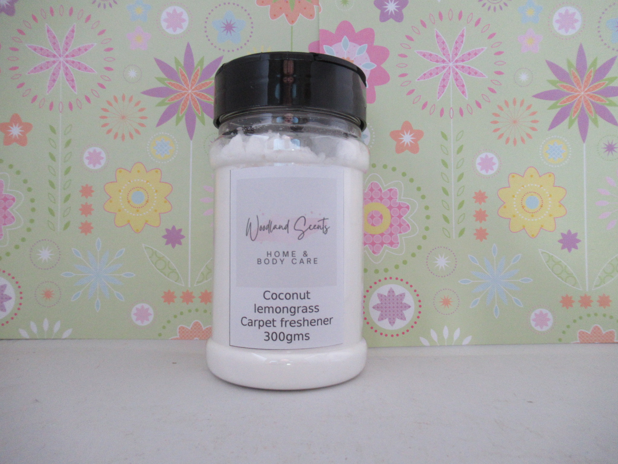 Coconut lemongrass carpet freshener
