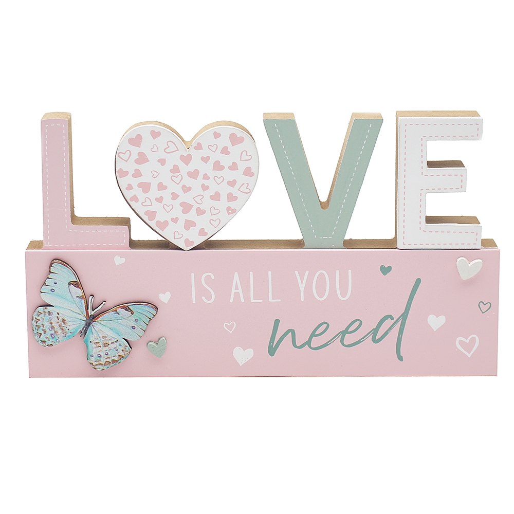Love is all you need plaque