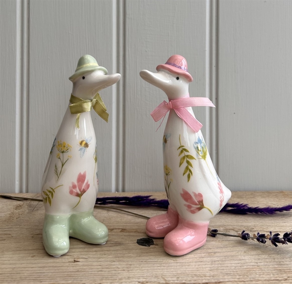 Sparks pink green ducks