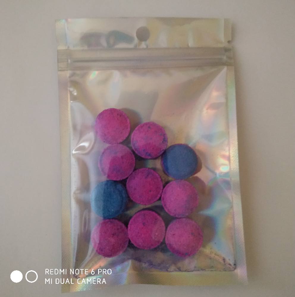 Mini bath bombs bubblegum